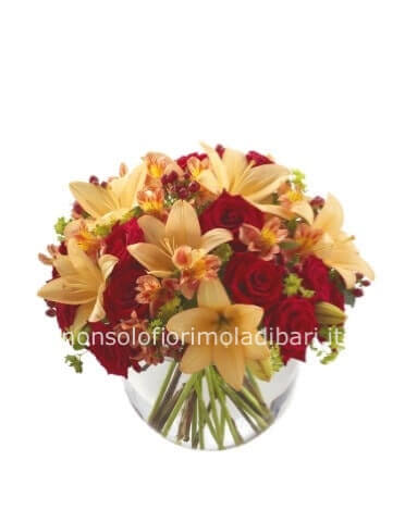 mazzo di lilium particolare